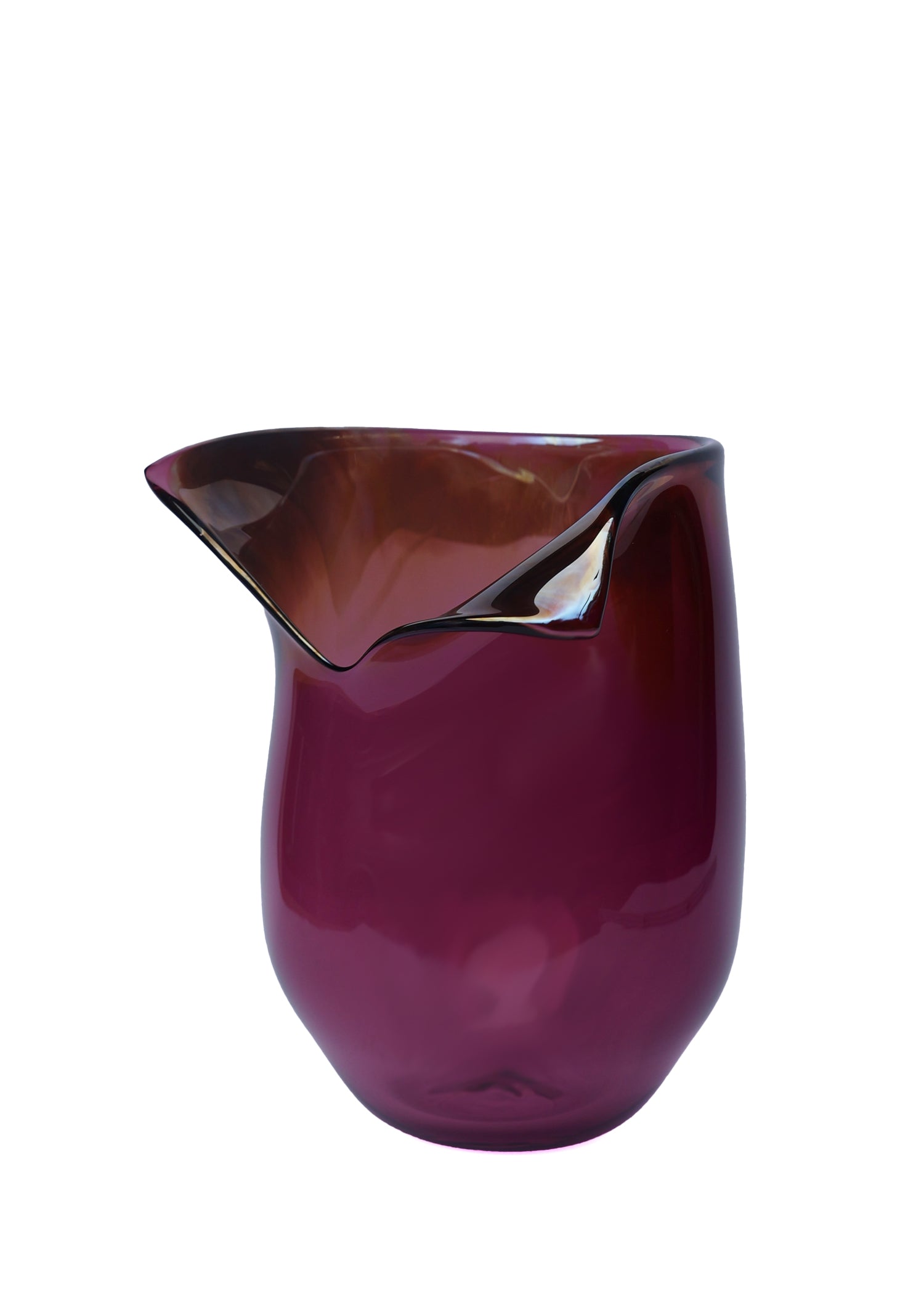 Open Vase | Aubergine