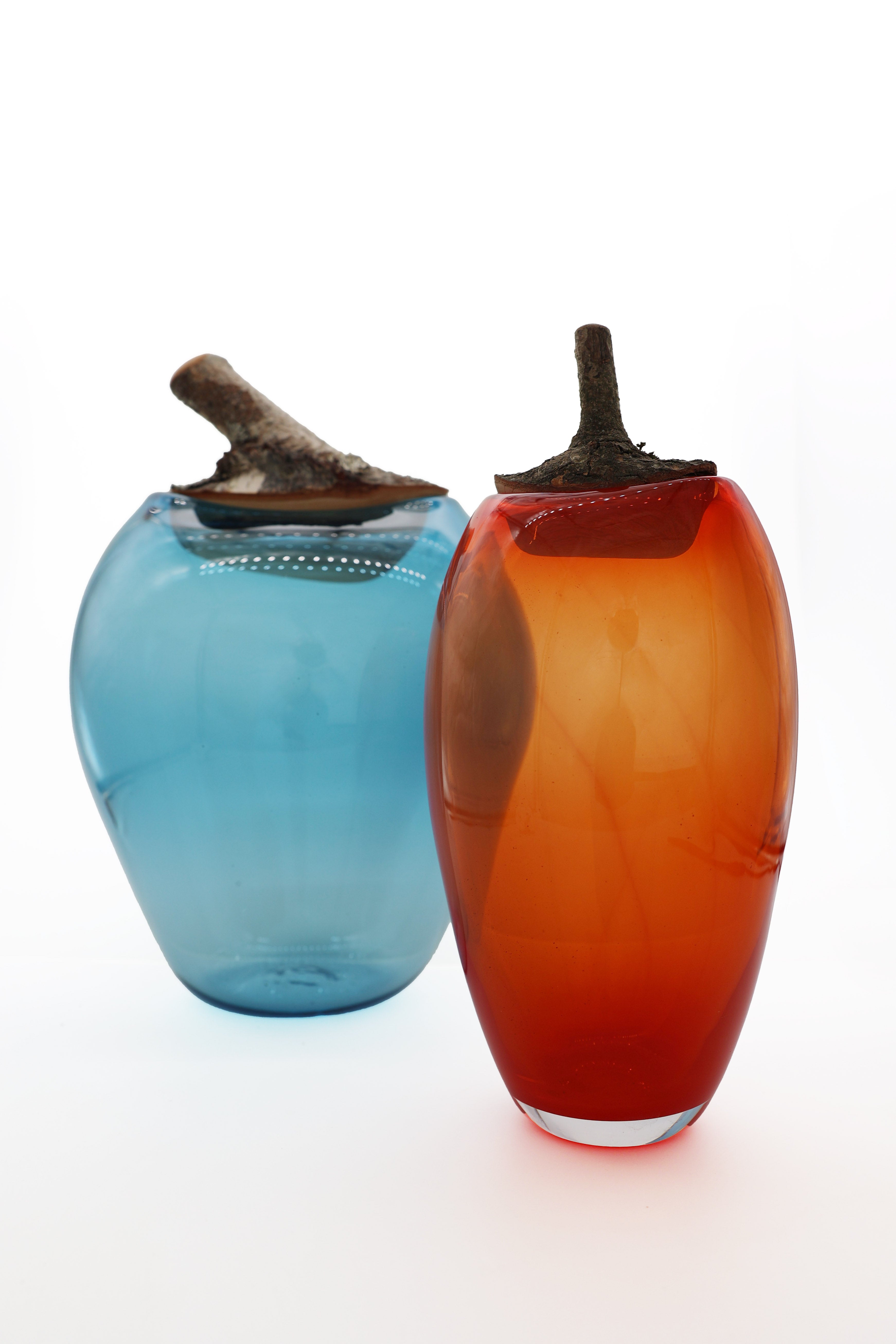 Branch Bowl Set | Turquoise & Flame